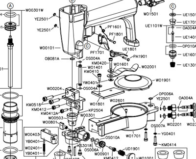 TH-T-DECO1 exploded parts view