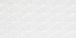 Clear rubber bumper BS-1216-CLEAR