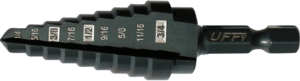 1/4 inch hex shank step drill bits