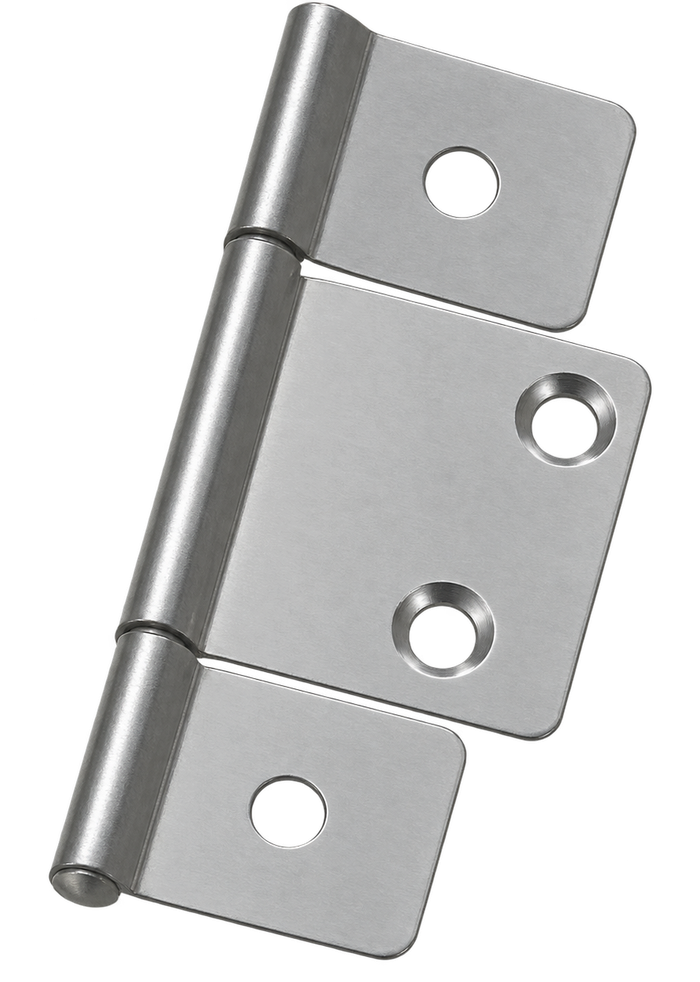 No. 1309-EXT extended non-mortise hinge in satin nickel